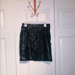 H&M Black Retro Mini Skirt
